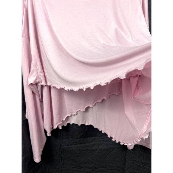 Tek Gear Lettuce-Edge Cross-Back Top Sortswear Loungewear Casual Chic SZ 4X:NWOT - Picture 7 of 11